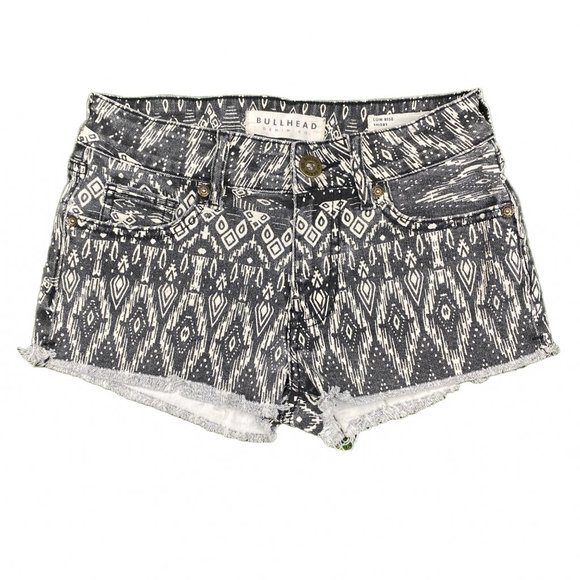 Bullhead Denim Pacsun Tribal Aztec shorts low 1 - Picture 1 of 4